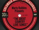 LISTEN- Rare Marty Robbins Cardboard Promo 45- Columbia