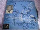 GUIDO CREPAX ART COVER LOUIS ARMSTRONG HOT FIVE LP 1958