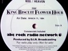 KING BISCUIT FLOWER Kiss Heaven March 11, 1984 2 lp M-