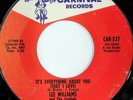 rare Soul 45 LEE WILLIAMS it's everything about you