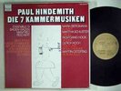 HINDEMITH Ensemble 13 Chamber Music HARM. MUNDI 3 LPs