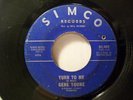 GENE TOONE NORTHERN SOUL LOVE TRIANGLE/TURN TO ME SIMCO