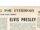 Elvis URUGUAY Algo Para Todos 1962 MISPRESSING Lp