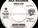GOLDEN EARRING Radar Love 45 Canada 1-sided promo
