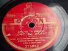 GREEK 78 RPM REMBETIKO ODEON 275082 Made in Turkey