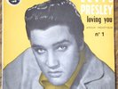 Rare EP Elvis Presley France LOVING YOU 1 label orange