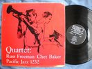 RUSS FREEMAN/CHET BAKER quartet RARE PACIFIC JAZZ DG