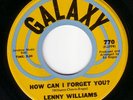 Lenny Williams How Can I Forget You Galaxy Ex