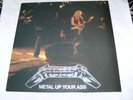 METALLICA  live metal up your ass 2lp    iron maiden