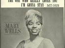 MARY WELLS ONE WHO REALLY LOVES YOU Picture Sleeve ONLY