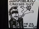 DROPDEAD/CROSSED OUT test press, hand made cover