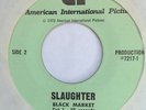 RADIO SPOT SLAUGHTER 45 BLAXPLOITATION FUNK SOUL CULT