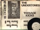 THE UNDERTONES Teenage Kicks 1st WHITE p/s punk 45