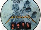 METALLICA AND JUSTICE FOR ALL RARE PICTURE PIC DISC LP