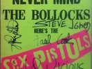 SEX PISTOLS Never Mind The Bo**ocks  signed Autographed