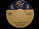 Rockabilly 45 CHUCK HOWARD on PORT Crazy Baby  HEAR