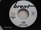 BERTHA TILLMAN, I WISH, BRENT NORTHERN SOUL 45 PROMO