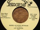 uptempo funk 45 U.S. Warren/Hard Headed Woman HEAR