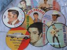 9 x Elvis Presley Single Picture-Disc Sammler 1000 cps