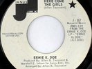 rare Soul 45 ERNIE K. DOE here come the girls Listen