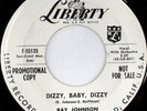 rare Soul R&B 45 RAY JOHNSON dizzy baby dizzy Listen