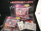 Lizzy Borden Visual Lies LP SIGNED POSTER + postcards
