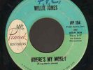 Willie Jones Where's My Money 45 Mr. Peacock original