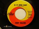 CINDY MALONE, IS IT OVER BABY, NORTHERN SOUL 45, '66