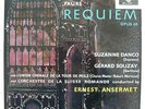 SXL 2211 ED1 ANSERMET FAURE REQUIEM DANCO SOUZAY