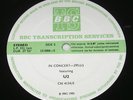U2 In Concert  GENUINE 1983 BBC Transciption live lp