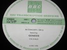 GENESIS In Concert    GENUINE 1978 BBC Transciption