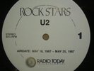 U2 Radio Show ROCK STARS 1987 Bono Interview 2 LP PROMO