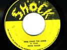 PETER TOSH-HERE COMES THE JUDGE-SHOCK-RARE-REGGAE 45 7