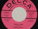 BUDDY HOLLY AND THE THREE TUNES 45 PROMO DECCA 30650