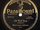 BLIND LEMON JEFFERSON pre war blues 78 PARAMOUNT 12771