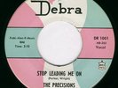 DOO WOP 45 RPM by THE PRECISIONS on Debra DR-1001, NM