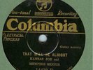KANSAS JOE/MEMPHIS MINNIE-WHEN LEVEE BRK/WILL BE ALRITE