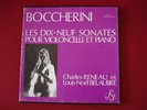 COFFRET 4 lp FY BOCCHERINI CELLO PIANO.RENEAU BELAUBRE