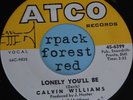 CALVIN WILLIAMS - Lonely You'll Be -  ATCO - 7'