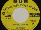 THE MODELS 45 PROMO BEND ME SHAPE ME MGM 13775