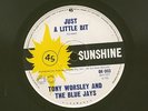 TONY WORSLEY THE BLUE JAYS JUST A LITTLE BIT OZ 45 60'S
