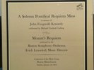 LEINSDORF mass for john f kennedy 2 LP SD VG++ LSC 7030