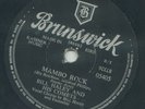 Bill Haley & Comets - Mambo  78 RPM MADE IN IRELAND