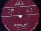 THE DANLEERS -ONE SUMMER NIGHT -RARE DOO-WOP 78 AMP3 NM