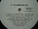 U2 THE UNFORGETTABLE FIRE VERY RARE PROMO BRAZIL VINYL
