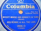 BEN BERNIE WALT DISNEY MICKEY MOUSE Blue wax 78