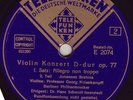 5xOrig.78rpm Telefunken: Georg Kulenkampff: Brahms