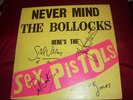 SEX PISTOLS NMTB JAMIE REID SIGNED LP ORIGINAL PUNK