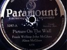 WELLING & MCGHEE PARAMOUNT 3287 COUNTRY 78 RPM V+ CRUMB