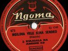 AFRICAN Congo, Kizande language: mixed dance group E/E-